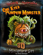 3D printable Pumpkin Monster