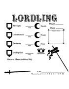 Lordling Character Sheet