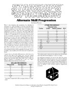 Alternate Skill Progression (Starships & Spacemen 2e)
