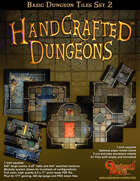 Handcrafted Dungeons:: Basic Dungeon Tiles set 2