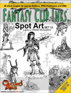 Fantasy Clip Inks:: Spot Art Set 13