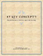 47 Key Concepts for Inventing a Fantasy Race or Culture