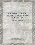 47 Holidays, Festivals, and Special Events for Your Campaign