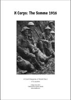 X Corps: The Somme 1916 v1.0 (A4)