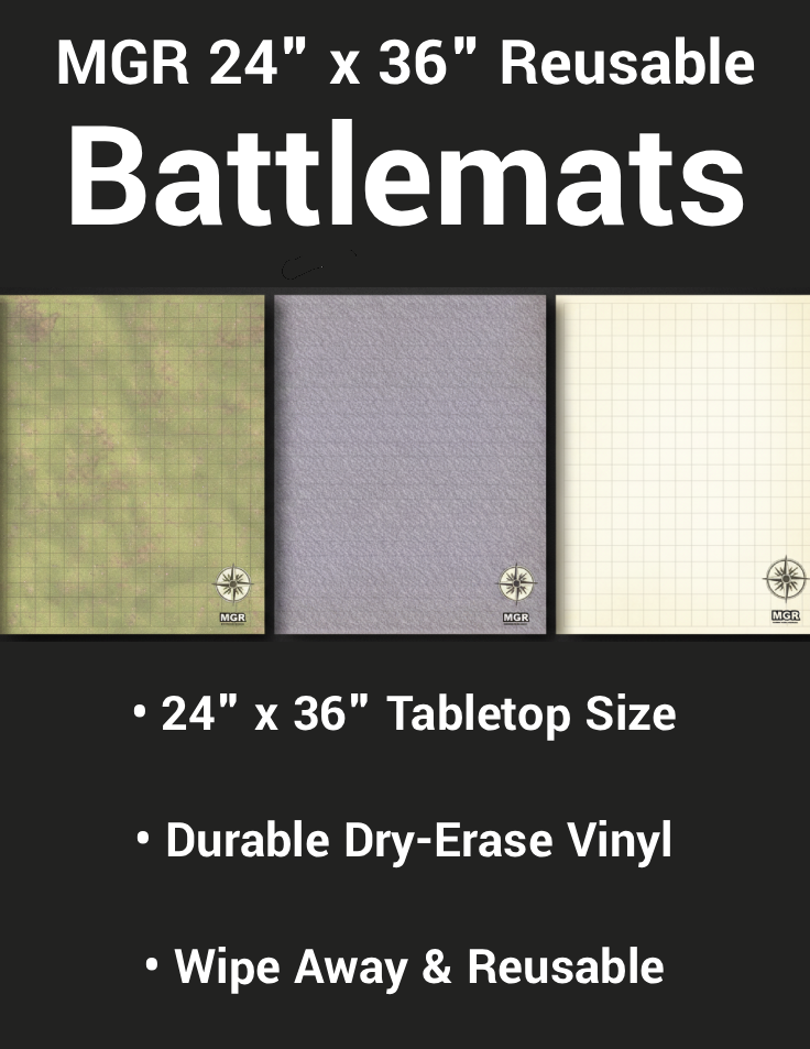 MGR Dry-Erase 24″x36″ Battlemat