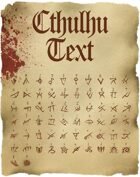Cthulhu Text: TTF Font File