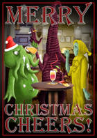 Cthulhu Christmas Card
