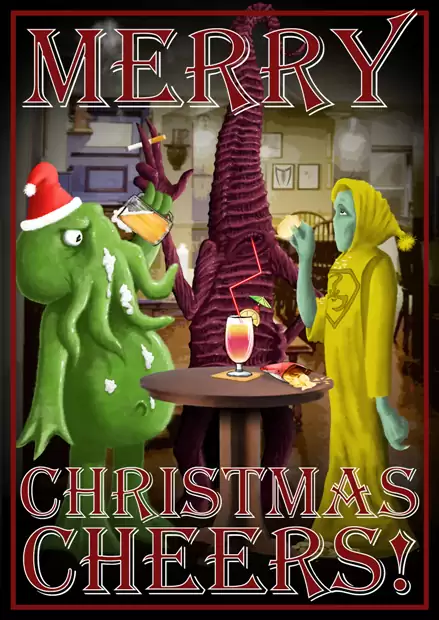 Cthulhu Christmas Card - The Vaults of McTavish | DriveThruRPG