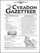 Cyradon Gazetteer