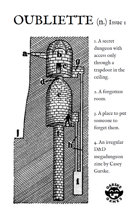 Oubliette (n) 1