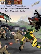 Golden Age Champions Mutants & Masterminds Hero Lab Character Pack