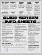 HC SVNT DRACONES Guide Screen info inserts (First Edition Product)