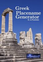 Greek Placename Generator