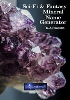 Sci-Fi and Fantasy Mineral Name Generator