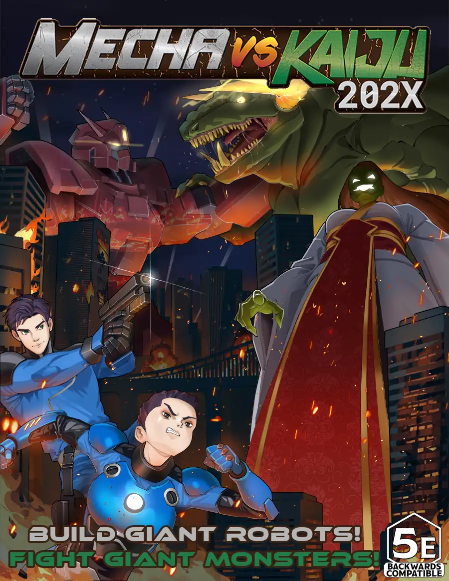 モモキングvs Mecha Vs Kaiju 202X - Corebook - WrightWerx | DriveThruRPG