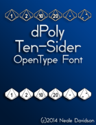 dPoly Ten-Sider OpenType Font