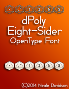 dPoly Eight-Sider OpenType Font