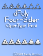 dPoly Four-Sider OpenType Font