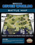 Seven Worlds Battlemap 14 - Space Station Observation Room