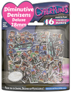 Diminutive Denizens Deluxe: Cyberpunks Minis Pack