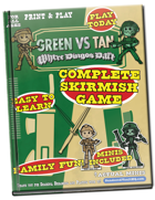 Green Vs. Tan - Complete Skirmish Game and Minis! Easy To Learn and Play Today!