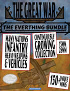 The Great War: Everything Bundle 150+ Minis 28mm-15mm WW1 [BUNDLE]