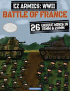 EZ Armies WW2: Battle of France - French and German Forces 28mm and 15mm