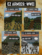 EZ Armies WW2: Everything Bundle - Over 70 Miniatures!  [BUNDLE]