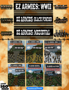 EZ Armies: Battlefields Bundle - 160+ Miniatures  [BUNDLE]
