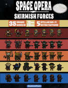 Space Opera: Skirmish Forces - 35 Minis, 5 Factions - 28mm & 15mm