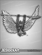 JEStockArt - Fantasy - Angelic African Warrior - GNB