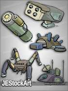 -JEStockPack- SciFi - Mech Equipment Pack 03