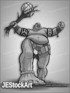 JEStockArt - Fantasy - Giant Barbarian with Tree - GNB