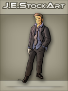 JEStockArt - Modern - Disheveled Man In Business Suit - CNB