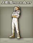 JEStockArt - Modern - Astronaut With Folded Arms In Suit - CNB