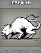 JEStockArt - Fantasy - Angry Rat Rodent with Buck Teeth - INB