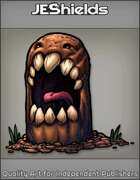 JEStockArt - Fantasy - Digging Monster with Large Mouth in Dirt - CNB