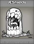 JEStockArt - Fantasy - Digging Monster with Large Mouth in Dirt - INB