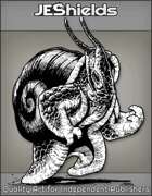 JEStockArt - Fantasy - Humanoid Mutant Snail with Dark Shell - INB