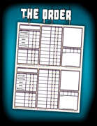 The Order - Blank Character Sheets