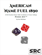 American Name Fuel 1890