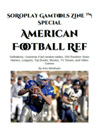 SoRoPlay GamTools Zine: American Football Ref