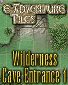 e-Adventure Tiles: Wilderness Cave Entrance 1