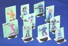 Zombies Modern x 10 paper 3D minis Set 1