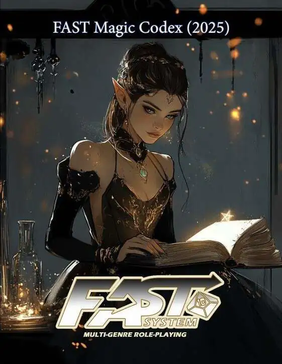 Codex Inverus Magic FAST Magic Codex (2025) - Art of the Genre | DriveThruRPG