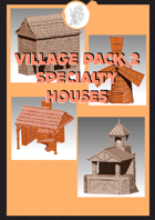 3D scenery - Specialty Houses