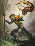 Cover full page - Lizardman Host - RPG Stock Art