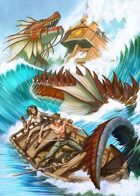 Cover full page - Sea Dragon - RPG Stock Art