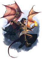 Character - Demon Wizard - RPG Stock Art