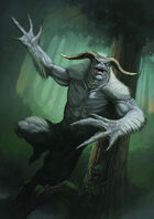 Cover full page - Great White Troll - RPG Stock Art